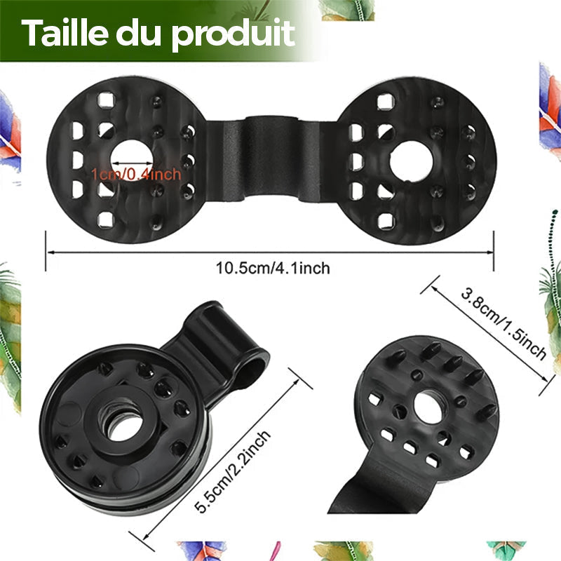 Plastikklemmer for skyggeklut | Luvikno