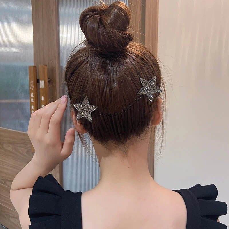 Rhinestone Star Hårkamssett (5 deler) | Luvikno