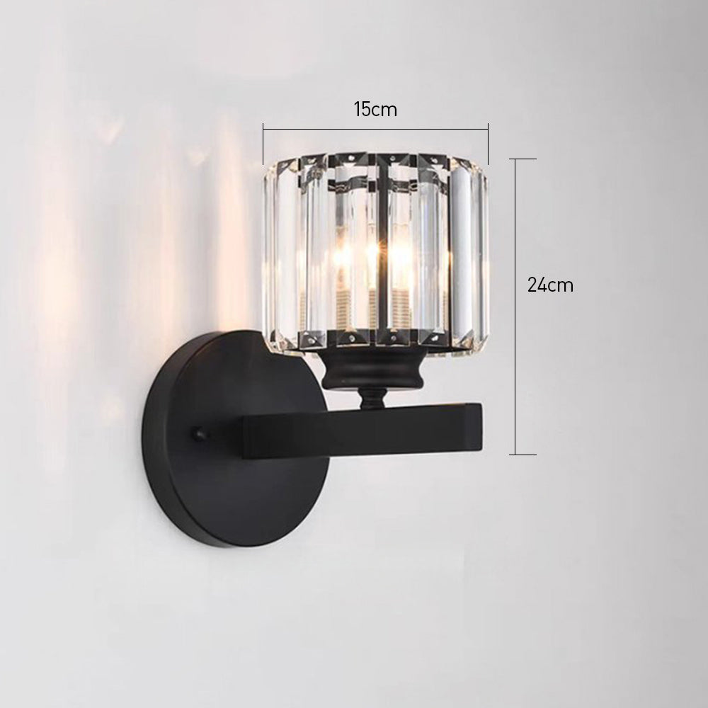 Krystallglass Vegglampe med Moderne Arm Design Luvikno