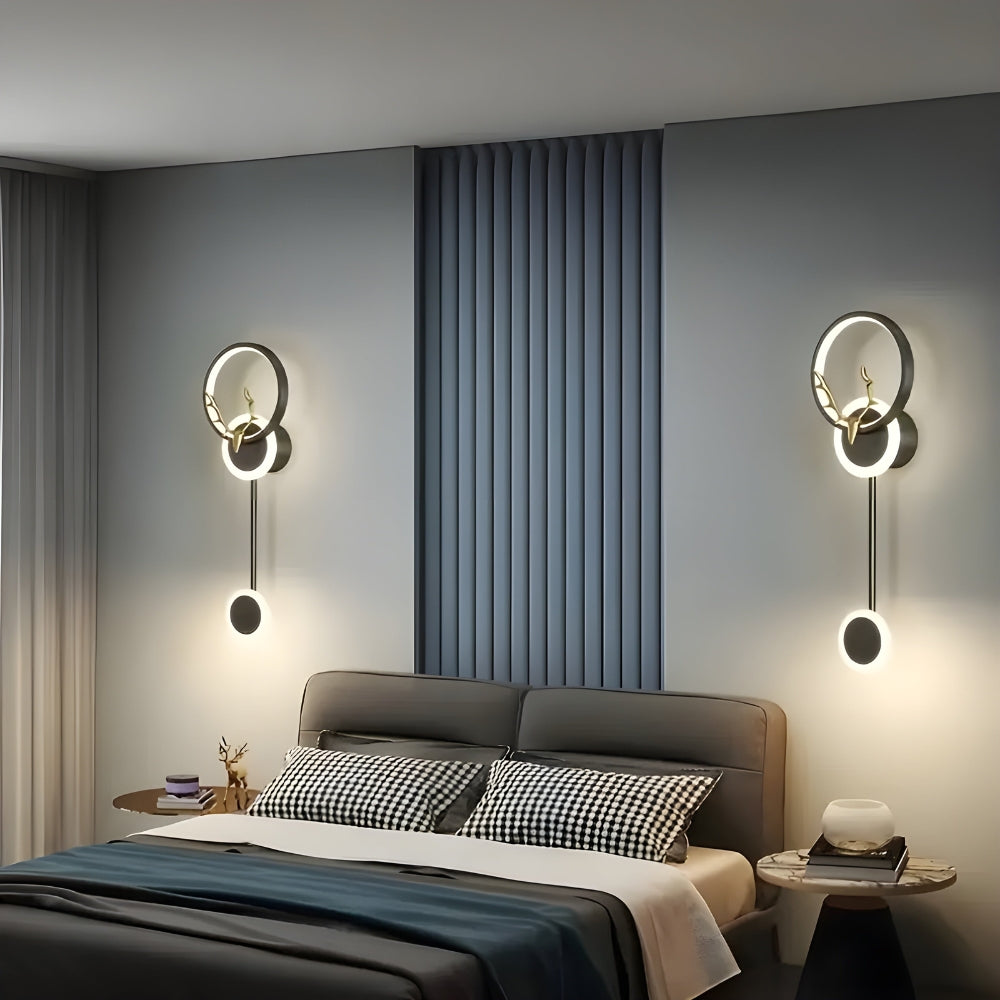 Elegant dobbelveggslys for minimalistisk og atmosfærisk belysning hjemme Luvikno
