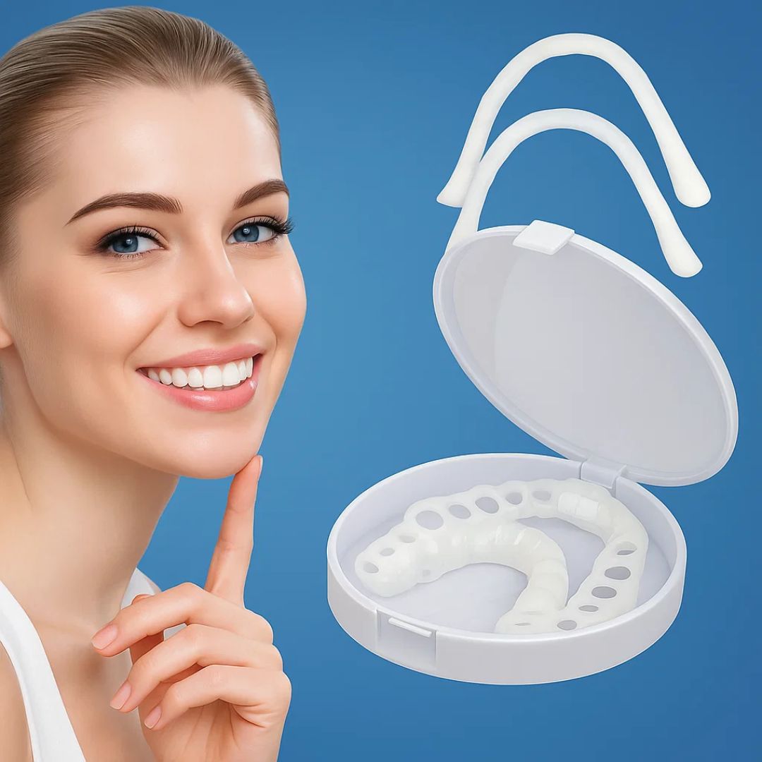 SmileEase | Clip-On Veneers – Umiddelbar Smilforbedring – Ultratynn Design – Ideell for voksne som søker rimelige tannhelse-løsninger Luvikno