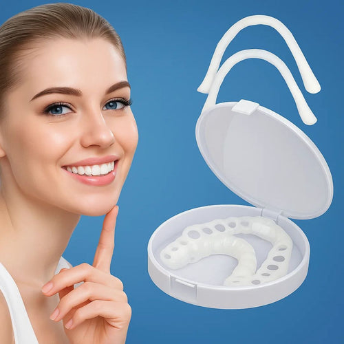 SmileEase | Clip-On Veneers – Umiddelbar Smilforbedring – Ultratynn Design – Ideell for voksne som søker rimelige tannhelse-løsninger Luvikno