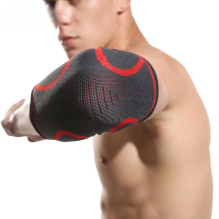 Justerbar elastisk albue støtte sleeve for sport og fitness Luvikno