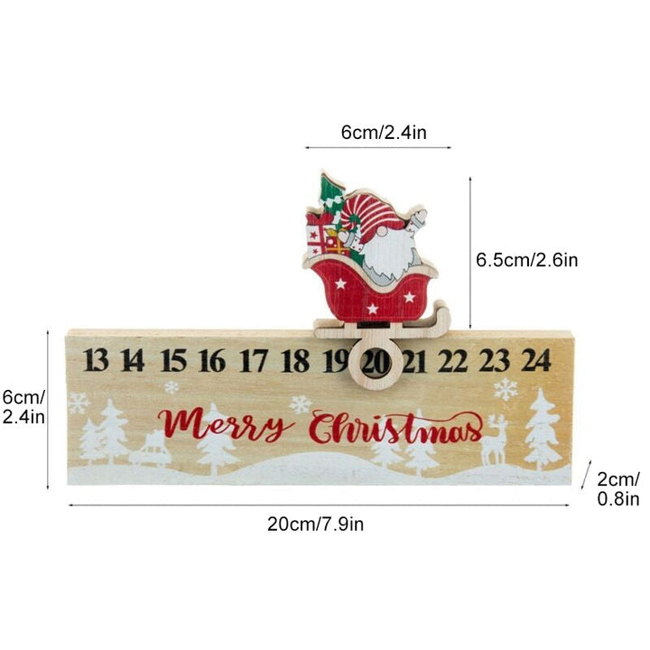 God jul Tre Mobil Santa Claus Kalender Ornament | Luvikno