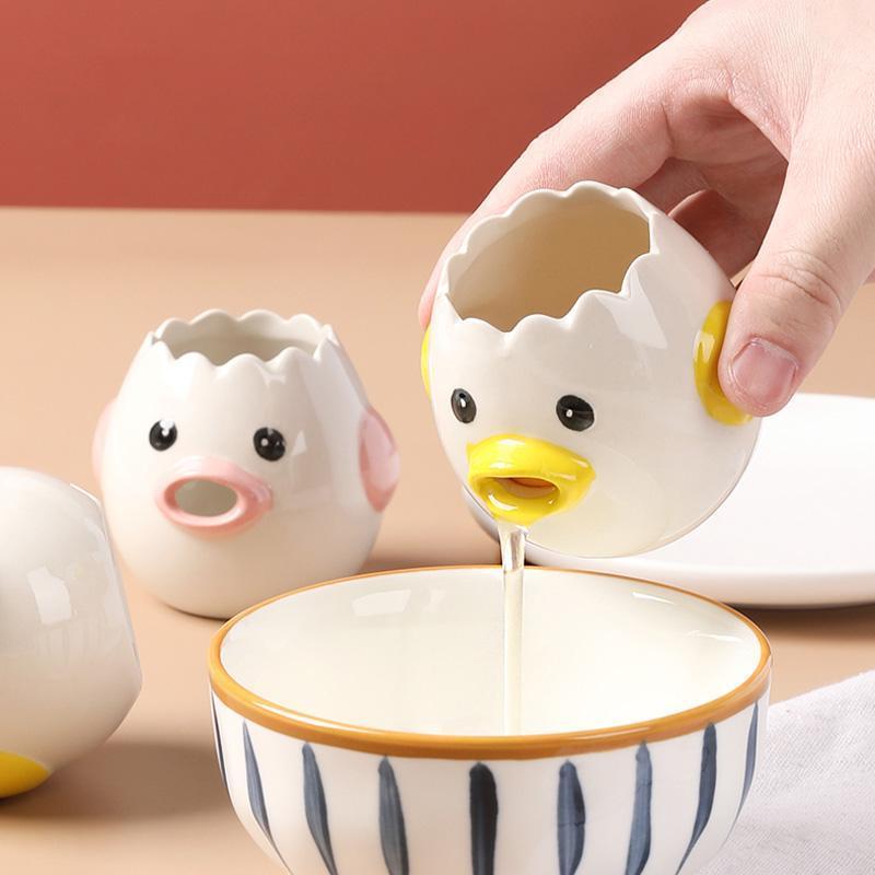 Cartoon Eggeplomme Hvit Separator | Luvikno