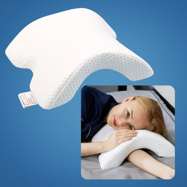 Spine Relief & Posture Alignment – Contour Memory Foam – Pain-Free Deep Sleep Support Luvikno