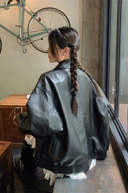 Luvik | Pituus Ylihinnoiteltu Moottoripyörä Takki