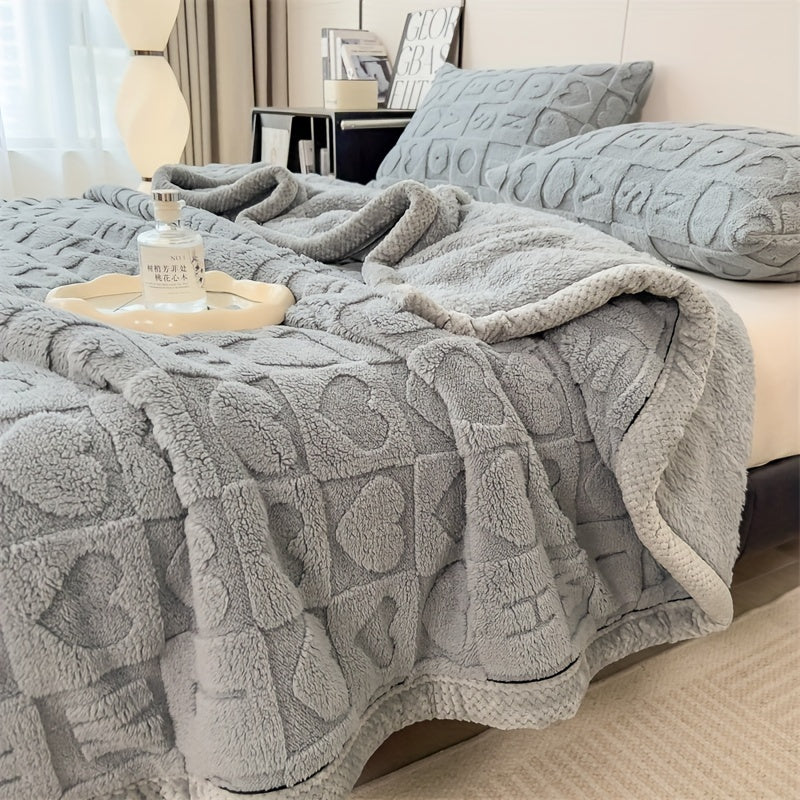 CozyCoral – Luksus Fleece-teppe for Alle Årstider Luvikno