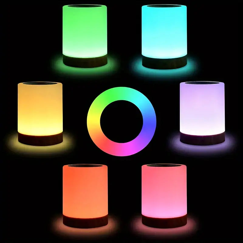 Luvikno | Dimbar LED Nattlampe med Modern Design og Fargeforandring