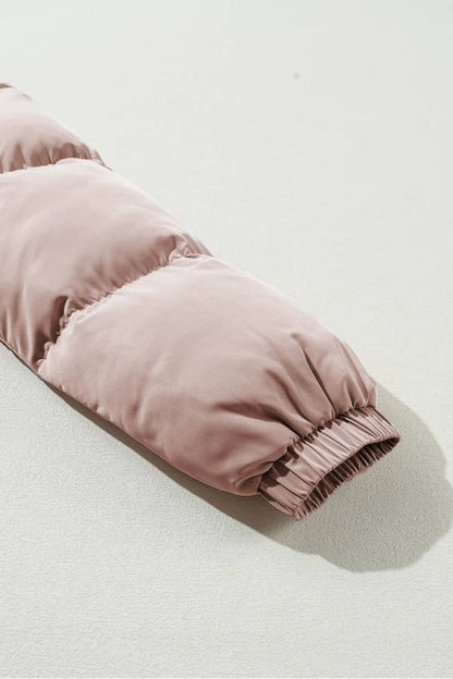 Luvik | Rosa Täysipitkä Vetoketju Vuoritettu Puffatakki