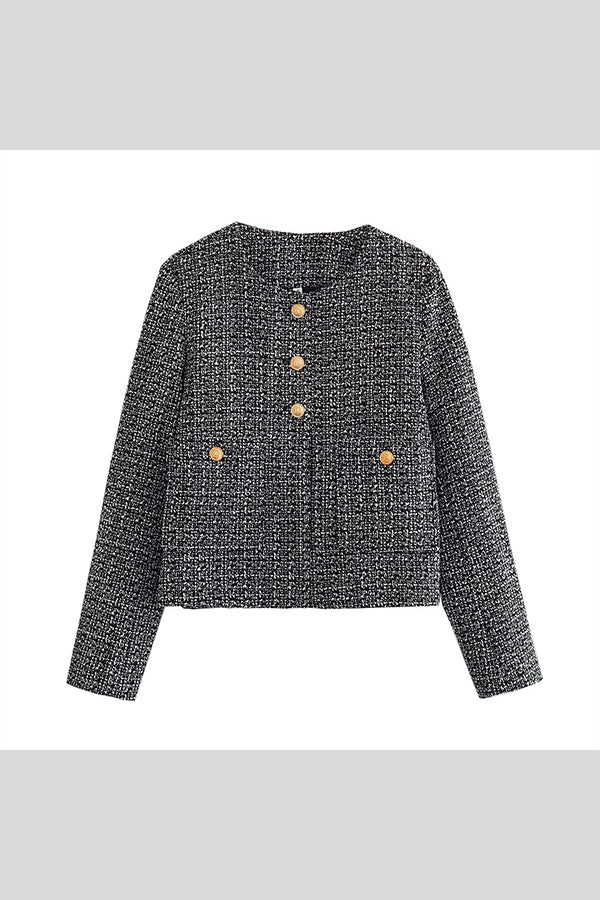 Luvik | Väri Teksturoitu Rentoa Tyyli Top Takki