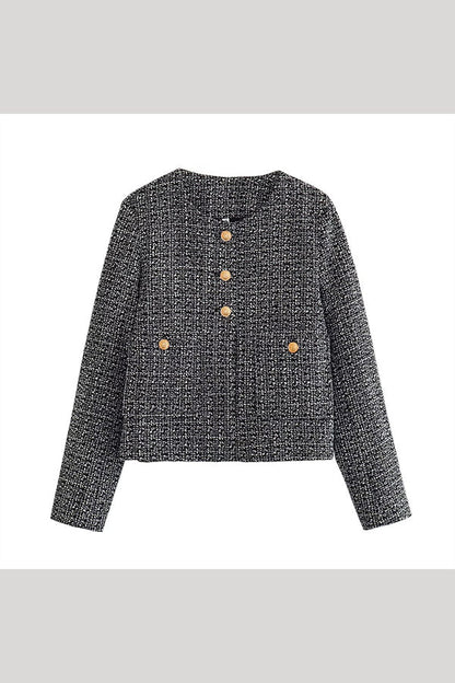 Luvik | Väri Teksturoitu Rentoa Tyyli Top Takki