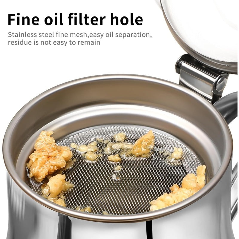 Rustfritt Stål Oljesil Potte Luvikno