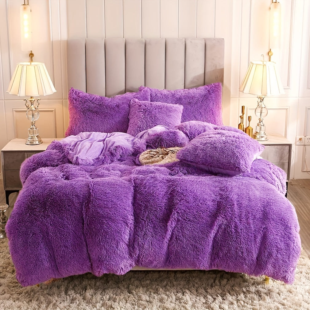 Luvikno | Ultra Soft Plush Duvet Cover Set with Zipper - Luksus & Komfort