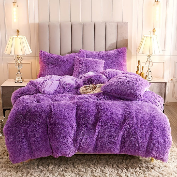 Luvikno | Ultra Soft Plush Duvet Cover Set with Zipper - Luksus & Komfort