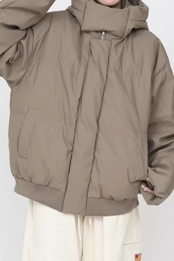 Luvik | Kauluskorkea kauluksellinen untuvapusero