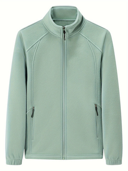 Luvik | Korkea kauluksellinen fleece-takki ja pitkät hihat