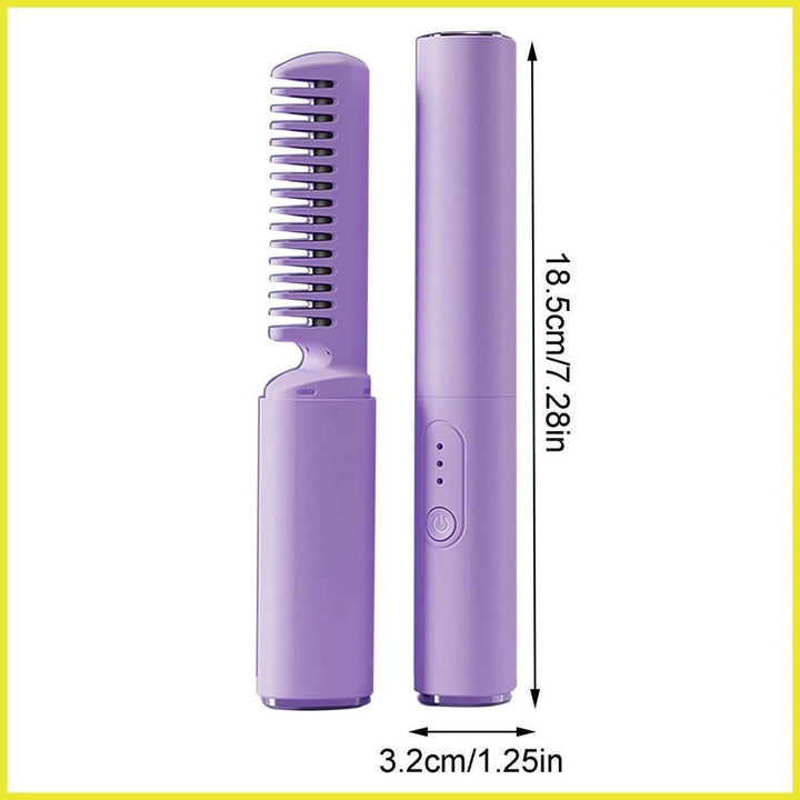 Luvikno | Glatzza Mini-Glattbørste — Silky smooth drømmehår på 60 sekunder som fanger alles blikk!
