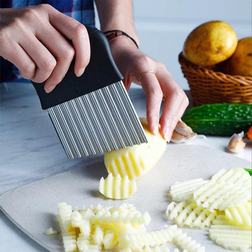 Rustfritt Stål Crinkle Chopper | Luvikno