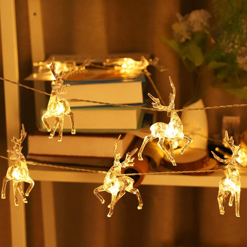 Glitrende Reinsdyr - 1,5M LED Julelys for Reinsdyr Luvikno