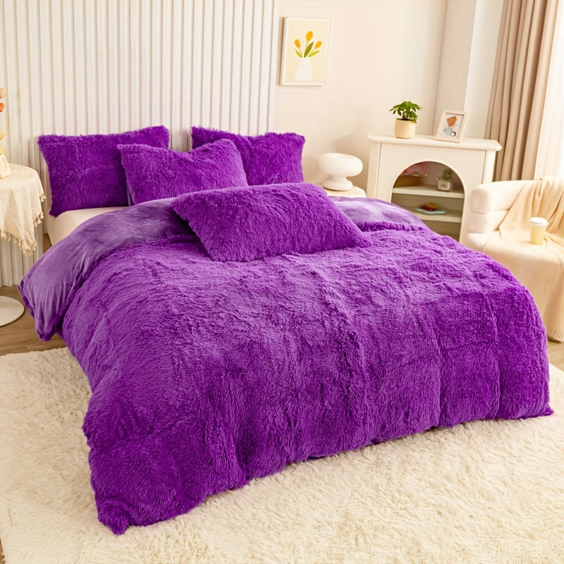 Luvikno | Ultra Soft Plush Duvet Cover Set with Zipper - Luksus & Komfort