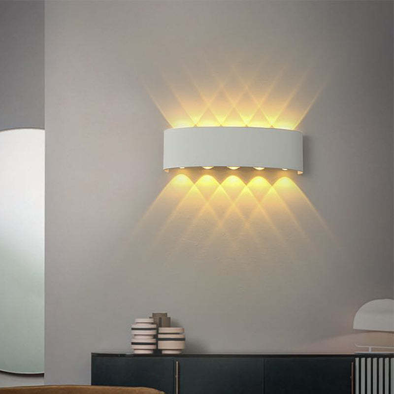 Utendørs vanntett aluminiums LED vegglampe | Luvikno