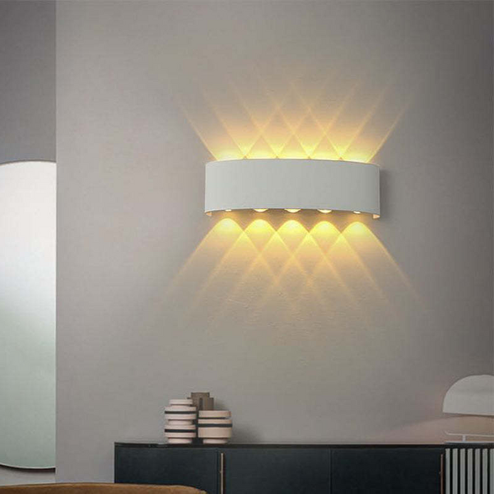Utendørs vanntett aluminiums LED vegglampe | Luvikno