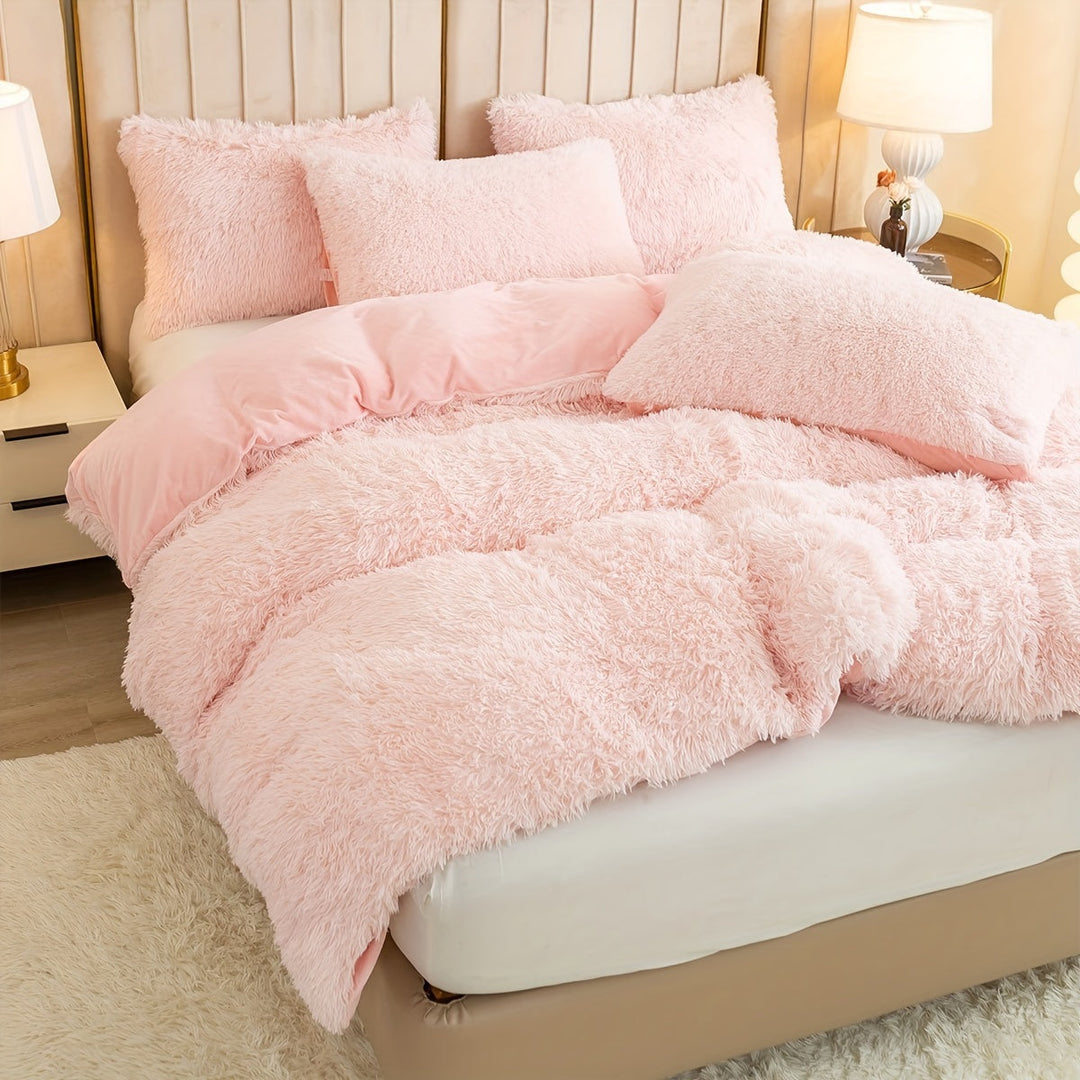 Luvikno | Ultra Soft Plush Duvet Cover Set with Zipper - Luksus & Komfort