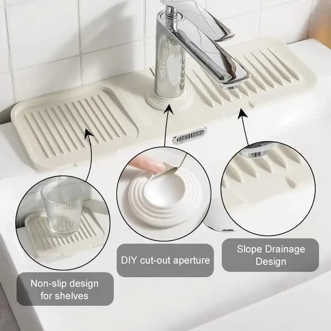 PowerSplashGuard — Endelig tørre arbeidsflater og et kjøkken som stråler av renhet | Luvikno