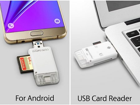 Luvikno | QuickTransfer USB-stikk og SD-kortleser – Raskt overføre filer fra iPhone, Android og mer