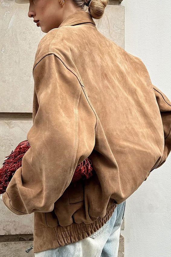 Luvik | Väärennetty Nahka Kaulus Takki