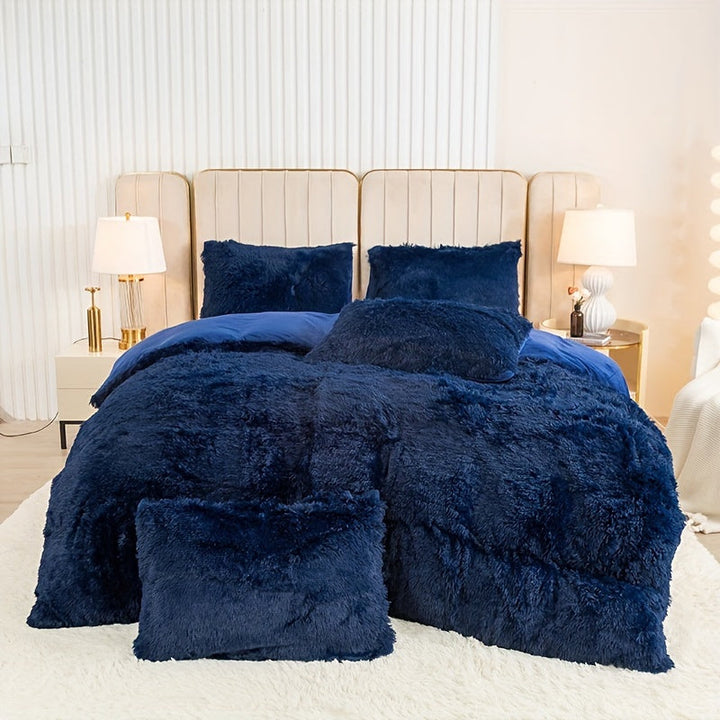 Luvikno | Ultra Soft Plush Duvet Cover Set with Zipper - Luksus & Komfort
