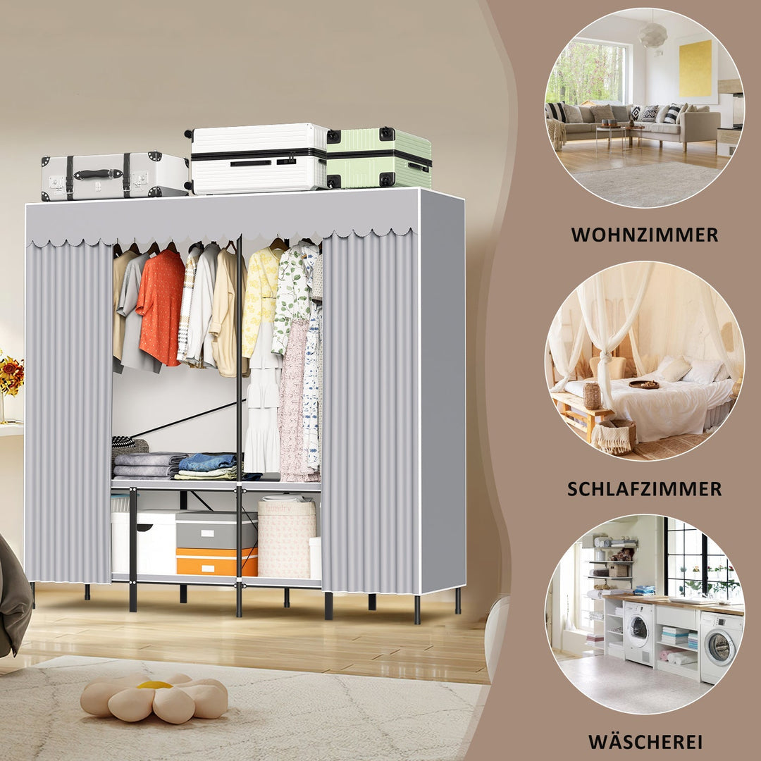 Foldbar garderobe soveromskap | Luvikno