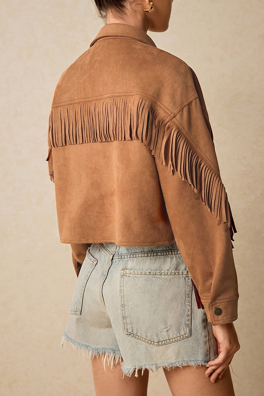 Luvik | Farget fringing jakke