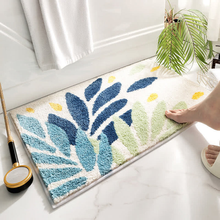Fluffy Absorbent Bath Rug with Non Slip Backing | Luvikno