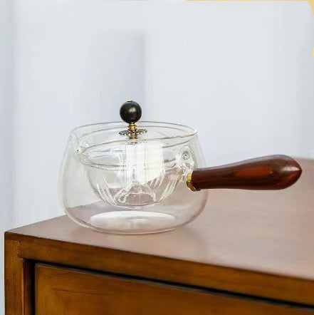 Rotary Glass Teapot med infusor. | Luvikno