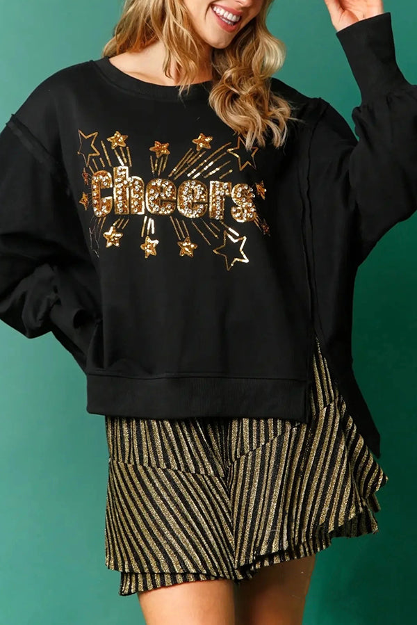 Luvik | Joulupaitapilkitty Rento Kiertopää Pitkähihaiset Huppari