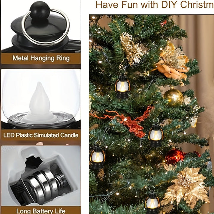 Retro LED Mini Lanterns – Atmosfærisk Belysning for Fester Luvikno