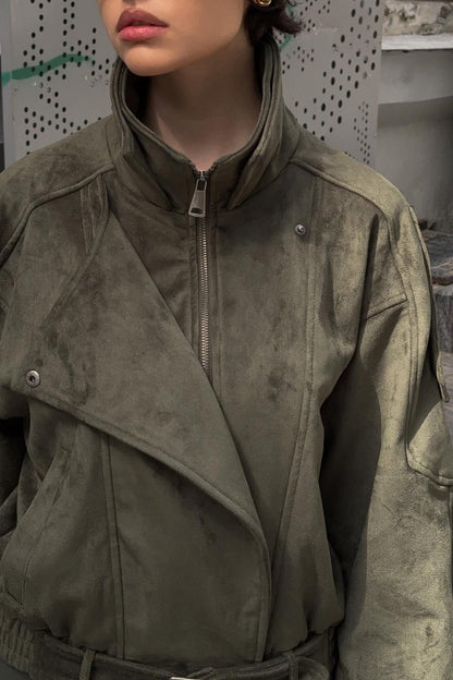 Luvik | Kauluspintanahka Ylipainoinen Takki