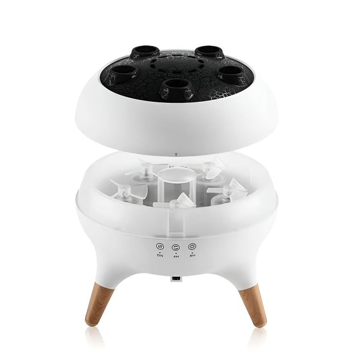 Aroma diffuser i manetform - fargeendring og fjernkontroll |Luftfukter for hjem og kontor | Luvikno
