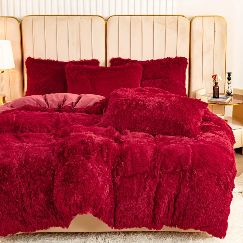 Luvikno | Ultra Soft Plush Duvet Cover Set with Zipper - Luksus & Komfort