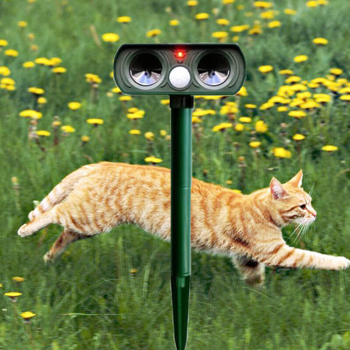 Solar Power Ultrasonic Dyre Skadedyr Avskrekker Infrarød Sensor Vanntett Dyre Avskrekker Luvikno
