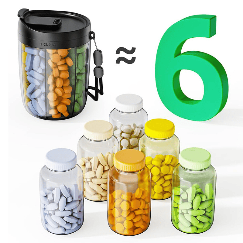 Lagringsboks med 6 rom – DailyCase | Luvikno