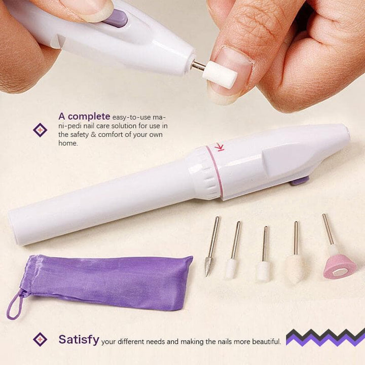 NailPro Elektrisk Neglefil Sett 2-Pack | Luvikno