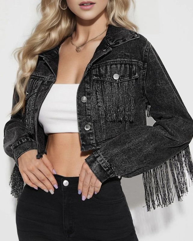 Luvik | Hullete denimjakke