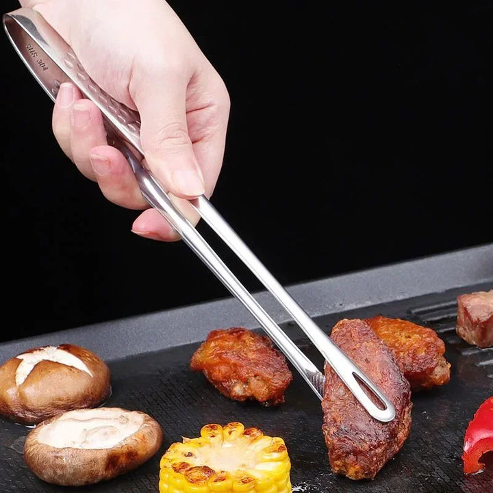 1 stk Rustfritt Stål Kjøkken Grilltang Forlenget Matklype Redskap | Luvikno