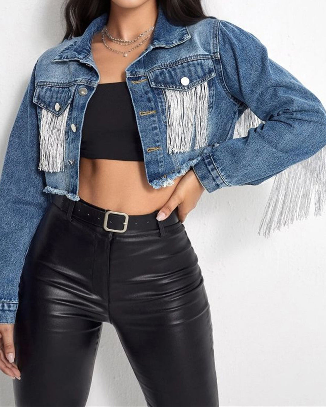 Luvik | Hullete denimjakke