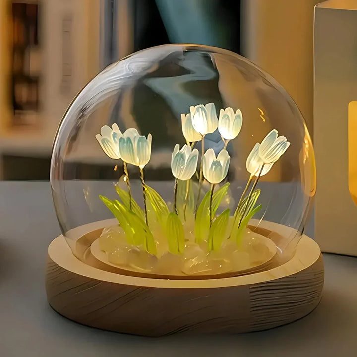 Glass Dome Tulip Light | Luvikno