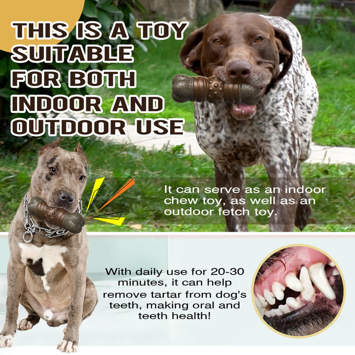 Sound Bone Chew Toy – Tannrengjøring & Lek for Hunder Luvikno