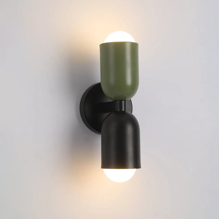 Vegglampe Skandinavisk Metall Innendørs Lampe Luvikno
